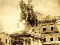 Spomenik banu Jelačiću, Jelačićev trg 1907. godine